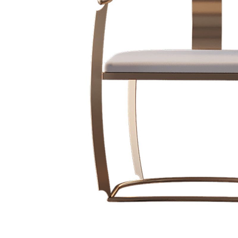 Glam Style Single Sofa Chair Black/Gold Color Arm Chair for Living Room Clearhalo 'Accent Chairs' 'accent_chairs' 'Chairs & Seating' 'furn' 'furn_accent_chairs' 'Furniture' 'Living Room Furniture' 5649657