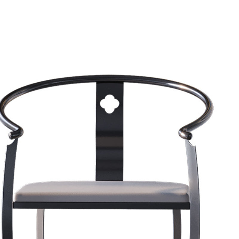 Glam Style Single Sofa Chair Black/Gold Color Arm Chair for Living Room Clearhalo 'Accent Chairs' 'accent_chairs' 'Chairs & Seating' 'furn' 'furn_accent_chairs' 'Furniture' 'Living Room Furniture' 5649658