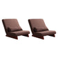 Mid-century Modern 27.95" Wide Pillow Back Armless Convertible Chair Coffee 2 Piece Set Clearhalo 'Accent Chairs' 'accent_chairs' 'Chairs & Seating' 'furn' 'furn_accent_chairs' 'Furniture' 'Living Room Furniture' 5649673