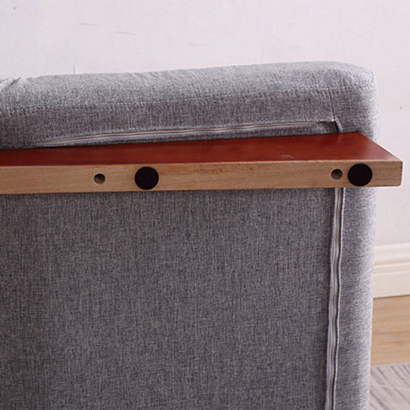 Mid-century Modern 27.95" Wide Pillow Back Armless Convertible Chair Clearhalo 'Accent Chairs' 'accent_chairs' 'Chairs & Seating' 'furn' 'furn_accent_chairs' 'Furniture' 'Living Room Furniture' 5649675