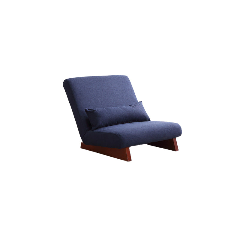 Mid-century Modern 27.95" Wide Pillow Back Armless Convertible Chair Clearhalo 'Accent Chairs' 'accent_chairs' 'Chairs & Seating' 'furn' 'furn_accent_chairs' 'Furniture' 'Living Room Furniture' 5649678