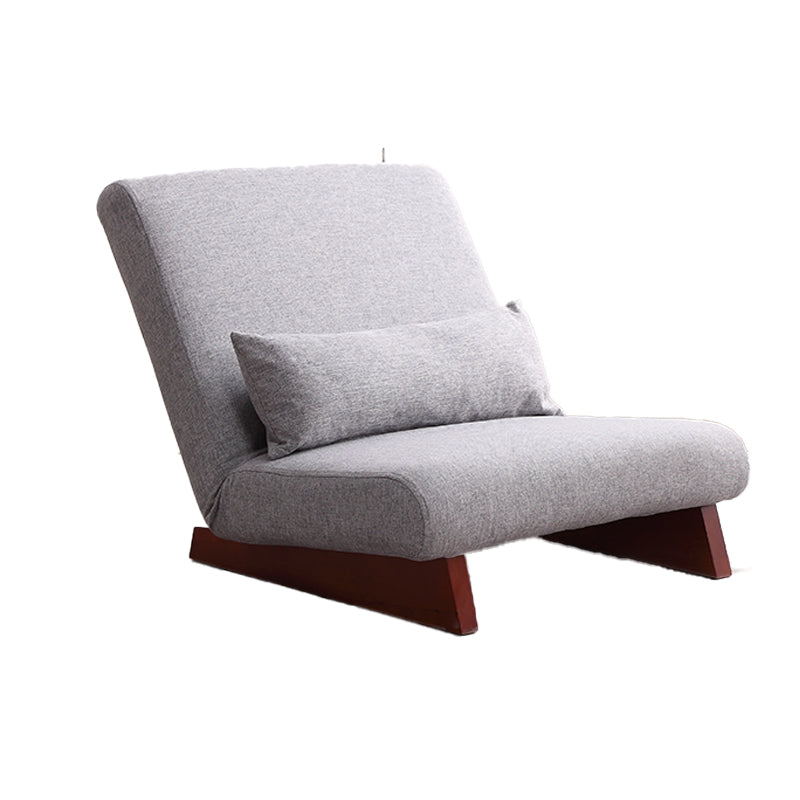Mid-century Modern 27.95" Wide Pillow Back Armless Convertible Chair Clearhalo 'Accent Chairs' 'accent_chairs' 'Chairs & Seating' 'furn' 'furn_accent_chairs' 'Furniture' 'Living Room Furniture' 5649679