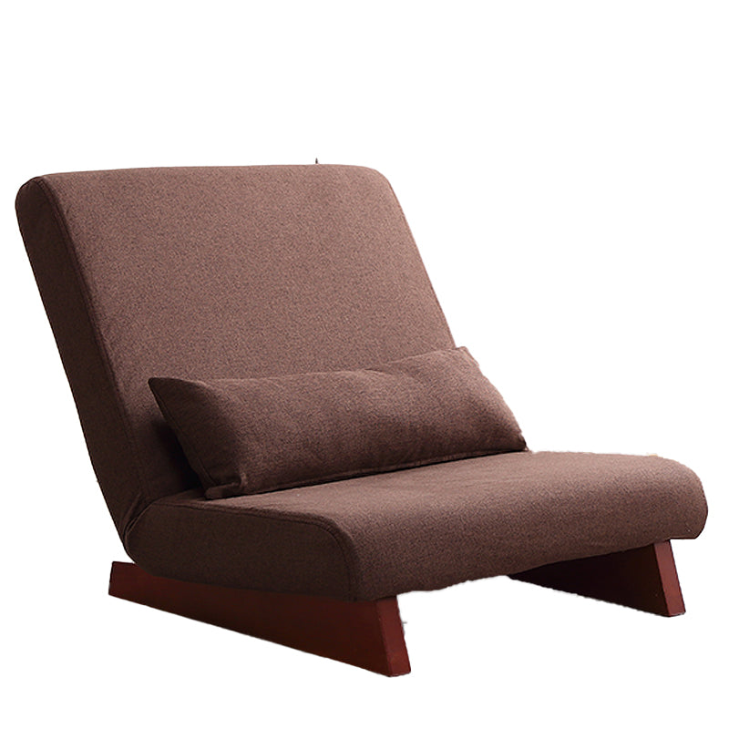 Mid-century Modern 27.95" Wide Pillow Back Armless Convertible Chair Clearhalo 'Accent Chairs' 'accent_chairs' 'Chairs & Seating' 'furn' 'furn_accent_chairs' 'Furniture' 'Living Room Furniture' 5649680