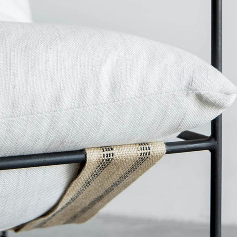 26.77" Wide Contemporary Style Single Sofa Chair Metal Round Arm Chair Clearhalo 'Accent Chairs' 'accent_chairs' 'Chairs & Seating' 'furn' 'furn_accent_chairs' 'Furniture' 'Living Room Furniture' 5649692