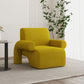 35.43" Wide Contemporary Style Single Sofa Chair Fixed Back Fabric Arm Chair