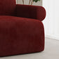 35.43" Wide Contemporary Style Single Sofa Chair Fixed Back Fabric Arm Chair