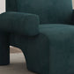 35.43" Wide Contemporary Style Single Sofa Chair Fixed Back Fabric Arm Chair