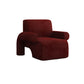 35.43" Wide Contemporary Style Single Sofa Chair Fixed Back Fabric Arm Chair
