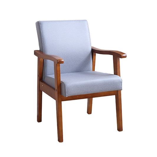 Mid-century Modern Style Fabric Arms Included Accent Armchair