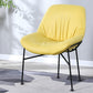 Industrial 23.6"Wide PU Leather Fixed Back Sponge Armless Chair