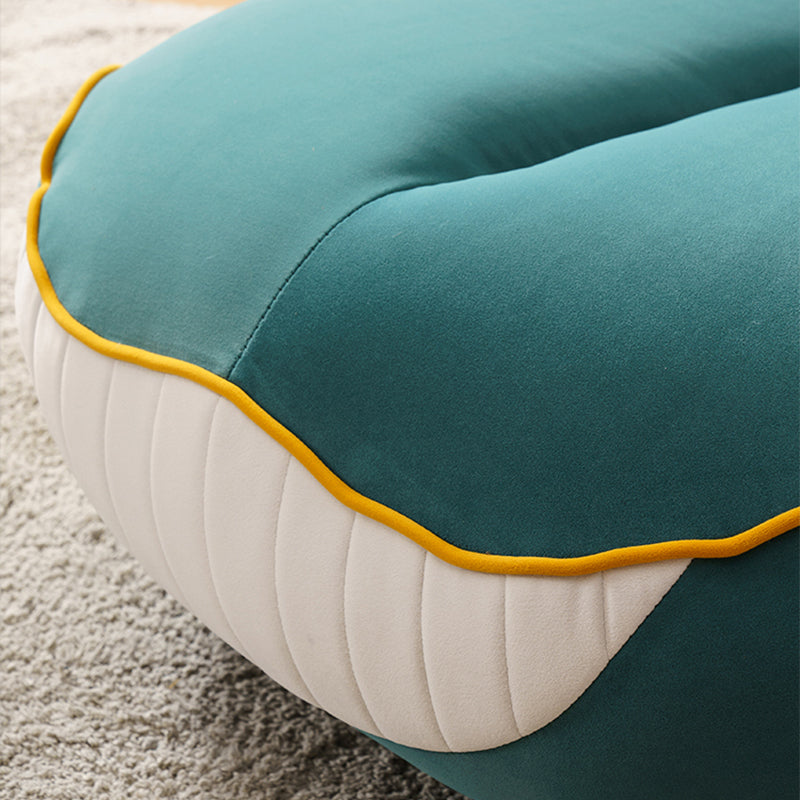 Silla Parsons llena de cojín de esponja sin brazo de estilo nórdico con respaldo acolchado