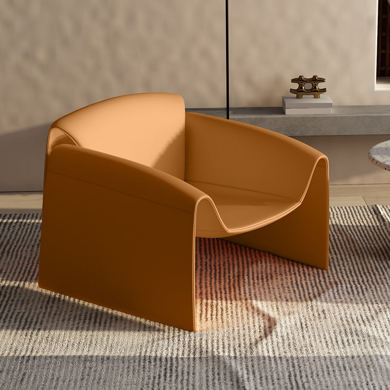 30.71 "ワイドコンテンポラリースタイルのシングルソファチェア固定背面腕椅子