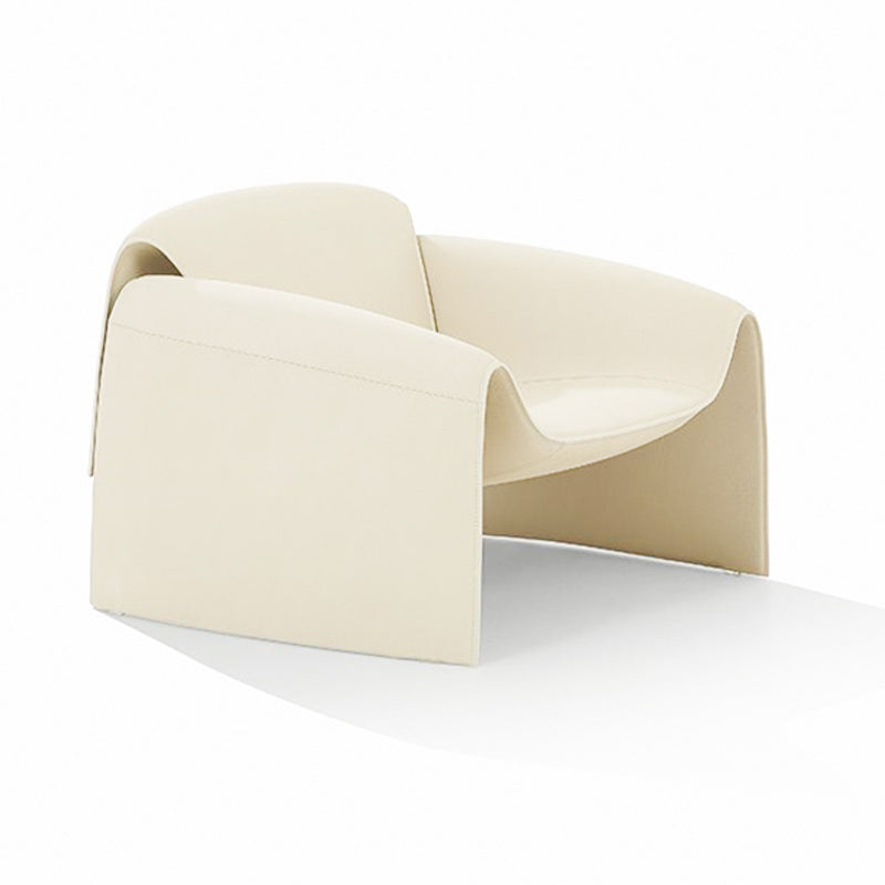 30.71 "ワイドコンテンポラリースタイルのシングルソファチェア固定背面腕椅子