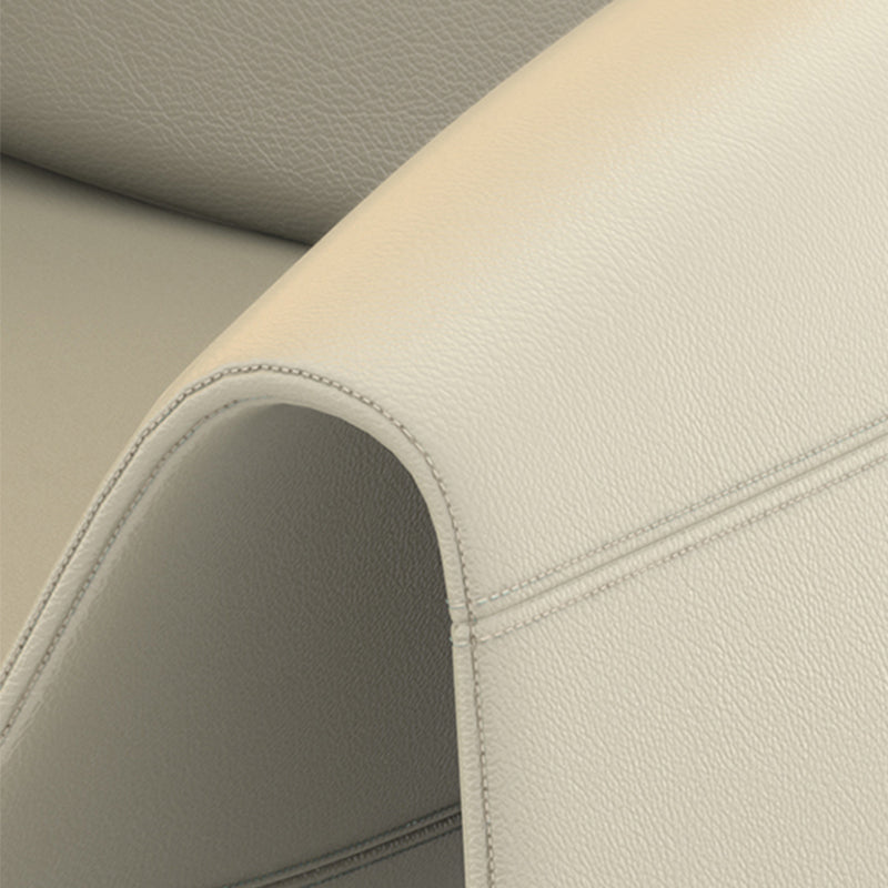 30.71 "ワイドコンテンポラリースタイルのシングルソファチェア固定背面腕椅子