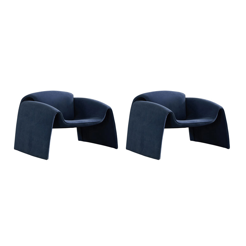 30.71 "ワイドコンテンポラリースタイルのシングルソファチェア固定背面腕椅子