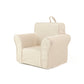 Modern Style Fabric Armrest Buffer Back Imitation Leather Arm Chair