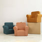 Modern Style Fabric Armrest Buffer Back Imitation Leather Arm Chair