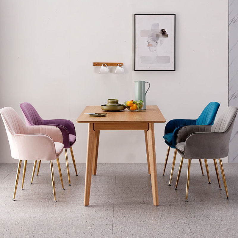 Modern Style Cloth Overturning Armrest Fixed Backrest Metal Arm Chair Clearhalo 'Accent Chairs' 'accent_chairs' 'Chairs & Seating' 'furn' 'furn_accent_chairs' 'Furniture' 'Living Room Furniture' 5650395