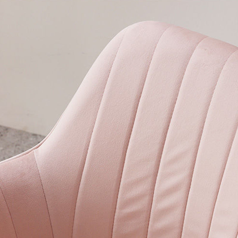 Modern Style Cloth Overturning Armrest Fixed Backrest Metal Arm Chair Clearhalo 'Accent Chairs' 'accent_chairs' 'Chairs & Seating' 'furn' 'furn_accent_chairs' 'Furniture' 'Living Room Furniture' 5650399