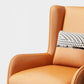 Glam Style Leather Handrail Living Room Replica Leather Wingback Chair Clearhalo 'Accent Chairs' 'accent_chairs' 'Chairs & Seating' 'furn' 'furn_accent_chairs' 'Furniture' 'Living Room Furniture' 5650499