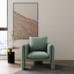 31.5" Wide Contemporary Style Single Sofa Chair Leather Arm Chair for Living Room Green 1 Piece Clearhalo 'Accent Chairs' 'accent_chairs' 'Chairs & Seating' 'furn' 'furn_accent_chairs' 'Furniture' 'Living Room Furniture' 5650556