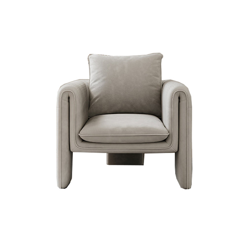 31.5" Wide Contemporary Style Single Sofa Chair Leather Arm Chair for Living Room Clearhalo 'Accent Chairs' 'accent_chairs' 'Chairs & Seating' 'furn' 'furn_accent_chairs' 'Furniture' 'Living Room Furniture' 5650562