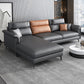 35.43 "Tall Modern Sectional Dark Gray Sectional met gekussen achterste kussens