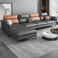 35.43 "Tall Modern Sectional Dark Gray Sectional met gekussen achterste kussens