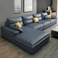 Scandinavian Stain-Resistant Faux Leather 4-Seater L-Shape Sectional Set
