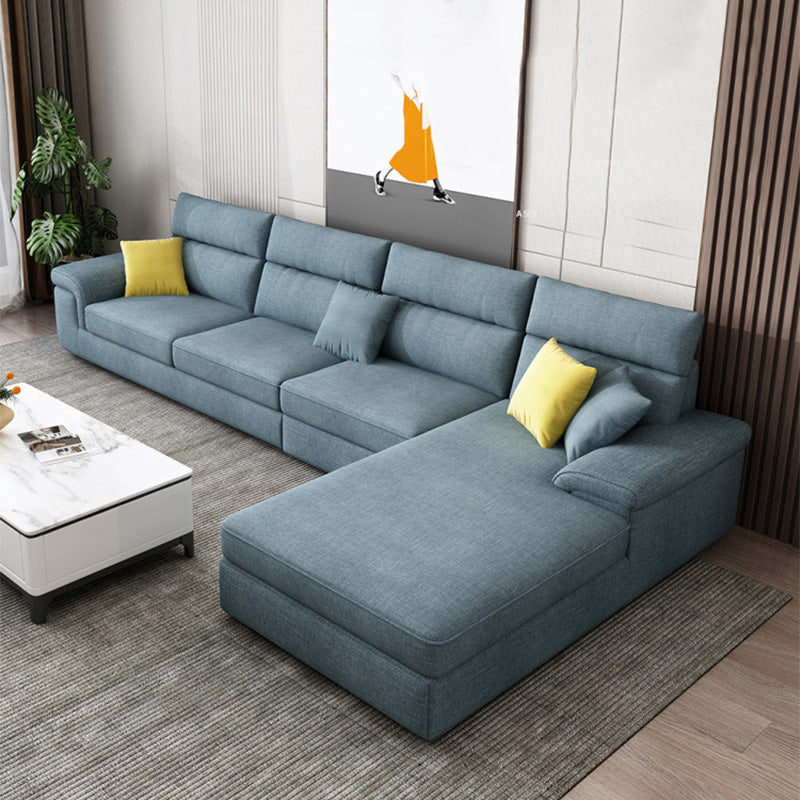 Eigentijdse 4-zits stoffen sectionele sectionele 125.98 "W Pillow Top Arm