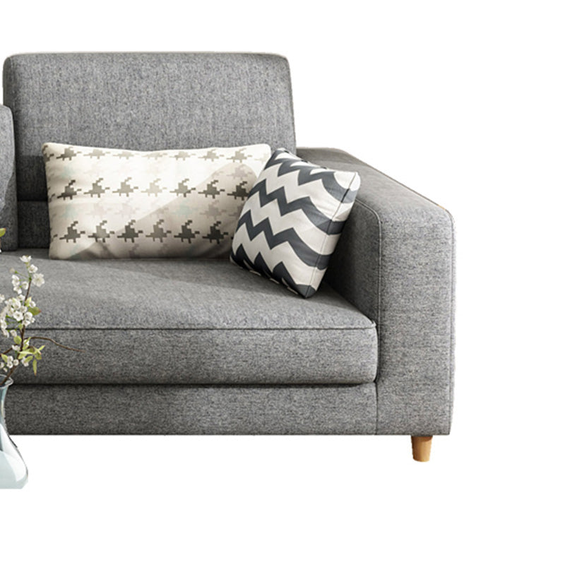 129.92 "l Linnen wasbaar Sectional Square Arm Sectional voor woonkamer