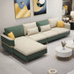 106.29 "L Faux Sectional Resingal Resistant Square Brass Sectional