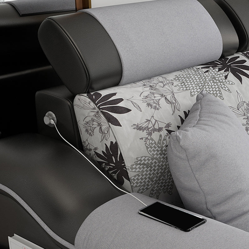 110.23 "l Moderne sectionele vlekbestendige faux lederen sectioneel