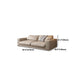 Pillowed Back Cushions Sectional Sofa, Square Arm Sectional Sofa,in Cream22" Clearhalo 'furn' 'furn_sectionals' 'Furniture' 'Living Room Furniture' 'Sectionals' 5650983