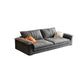 Modern Cushion Back Grey Sectionals 33'"  Pillow Top Arm Sectionals