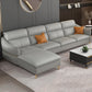 36.22 "Sectional/sofá de cuero genuino moderno alto con cojín