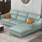 36.22 "Sectional/sofá de cuero genuino moderno alto con cojín