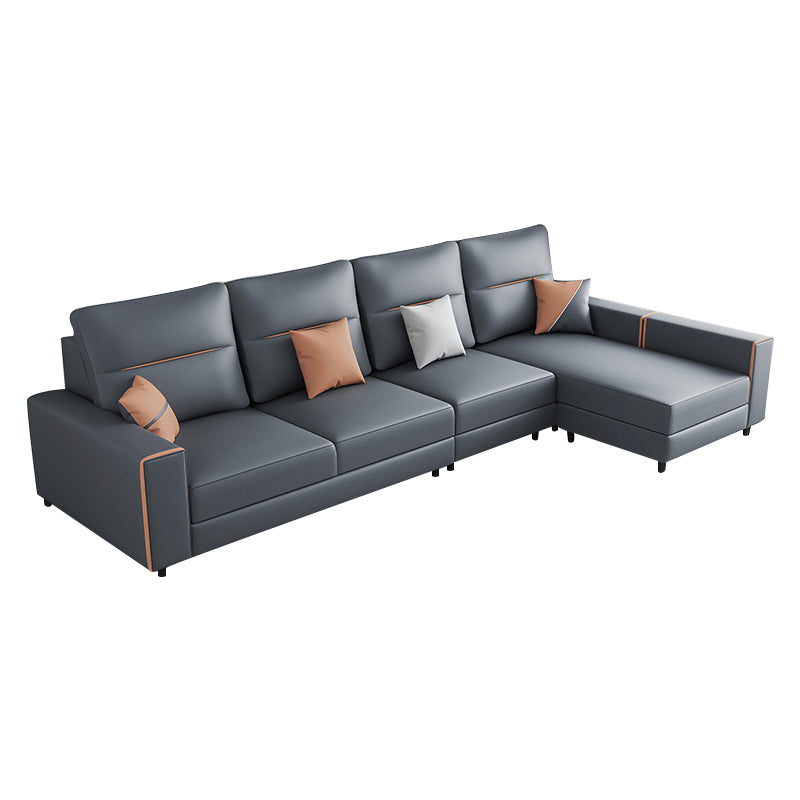 37,40 "moderni alti moderni moderni sezione resistente alle macchie grigio scuro