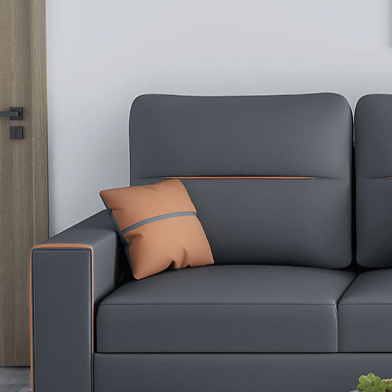 37,40 "moderni alti moderni moderni sezione resistente alle macchie grigio scuro