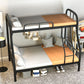 Modern Style Bunk Bed 66.93" Tall Bunk Bed in Black/White Finish Clearhalo 'Bedroom Furniture' 'Beds' 'furn' 'furn_beds' 'Furniture' 5651102