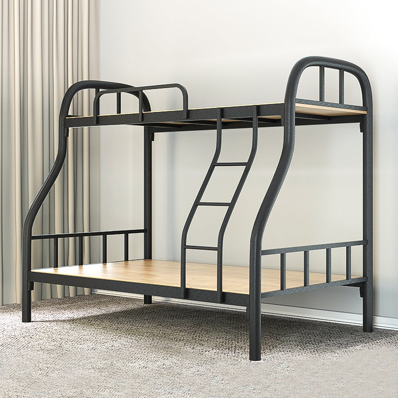 Modern Style Bunk Bed 66.93" Tall Bunk Bed in Black/White Finish Full XL Black Clearhalo 'Bedroom Furniture' 'Beds' 'furn' 'furn_beds' 'Furniture' 5651103