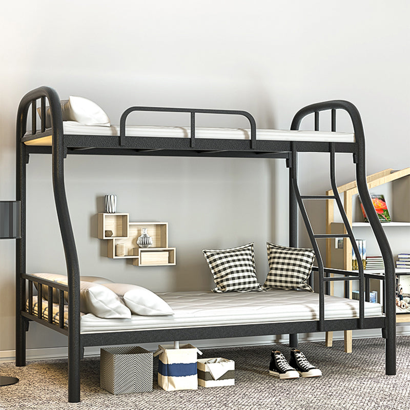 Modern Style Bunk Bed 66.93" Tall Bunk Bed in Black/White Finish Clearhalo 'Bedroom Furniture' 'Beds' 'furn' 'furn_beds' 'Furniture' 5651104
