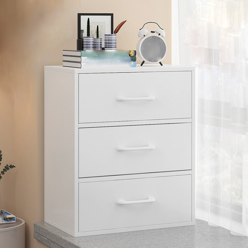 11.81" Wide Modern Accent Chest with Drawers Scratch Resistant Chest White 3 Clearhalo 'Cabinets & Chests' 'cabinets_chests' 'furn' 'furn_cabinets_chests' 'Furniture' 'Living Room Furniture' 5651299