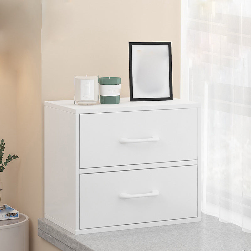 11.81" Wide Modern Accent Chest with Drawers Scratch Resistant Chest White 2 Clearhalo 'Cabinets & Chests' 'cabinets_chests' 'furn' 'furn_cabinets_chests' 'Furniture' 'Living Room Furniture' 5651303