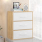 11.81" Wide Modern Accent Chest with Drawers Scratch Resistant Chest Natural Wood White 3 Clearhalo 'Cabinets & Chests' 'cabinets_chests' 'furn' 'furn_cabinets_chests' 'Furniture' 'Living Room Furniture' 5651306