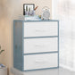 11.81" Wide Modern Accent Chest with Drawers Scratch Resistant Chest Blue-White 3 Clearhalo 'Cabinets & Chests' 'cabinets_chests' 'furn' 'furn_cabinets_chests' 'Furniture' 'Living Room Furniture' 5651313