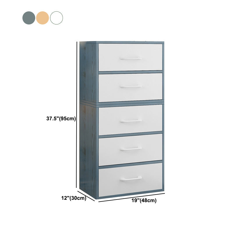 11.81" Wide Modern Accent Chest with Drawers Scratch Resistant Chest Clearhalo 'Cabinets & Chests' 'cabinets_chests' 'furn' 'furn_cabinets_chests' 'Furniture' 'Living Room Furniture' 5651318