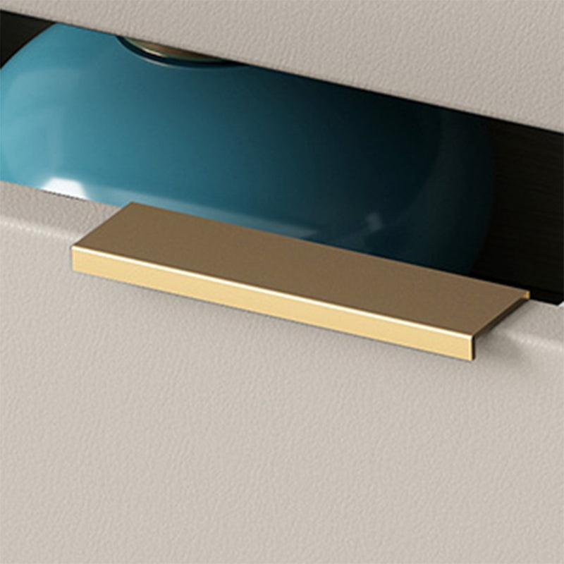 Testa di accento moderno da 15,74 "con cassetti 3/4/5 per le gambe dritte.