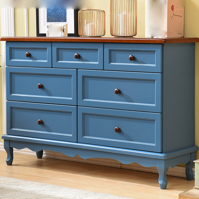 Cassa di accento di legno moderno di metà secolo con cassetti da 13,77 "mobili laterali larghi