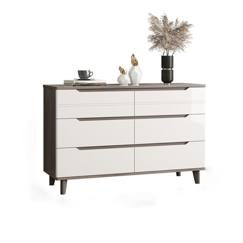 Cofre de acento rectangular moderno con cajón resistente a los rasguños cofre